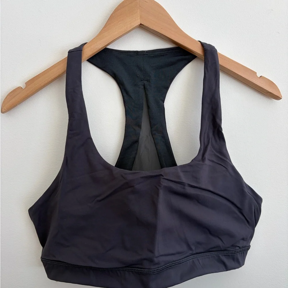 Lululemon Charcoal Grey Sports Bra - Picture 3 of 4